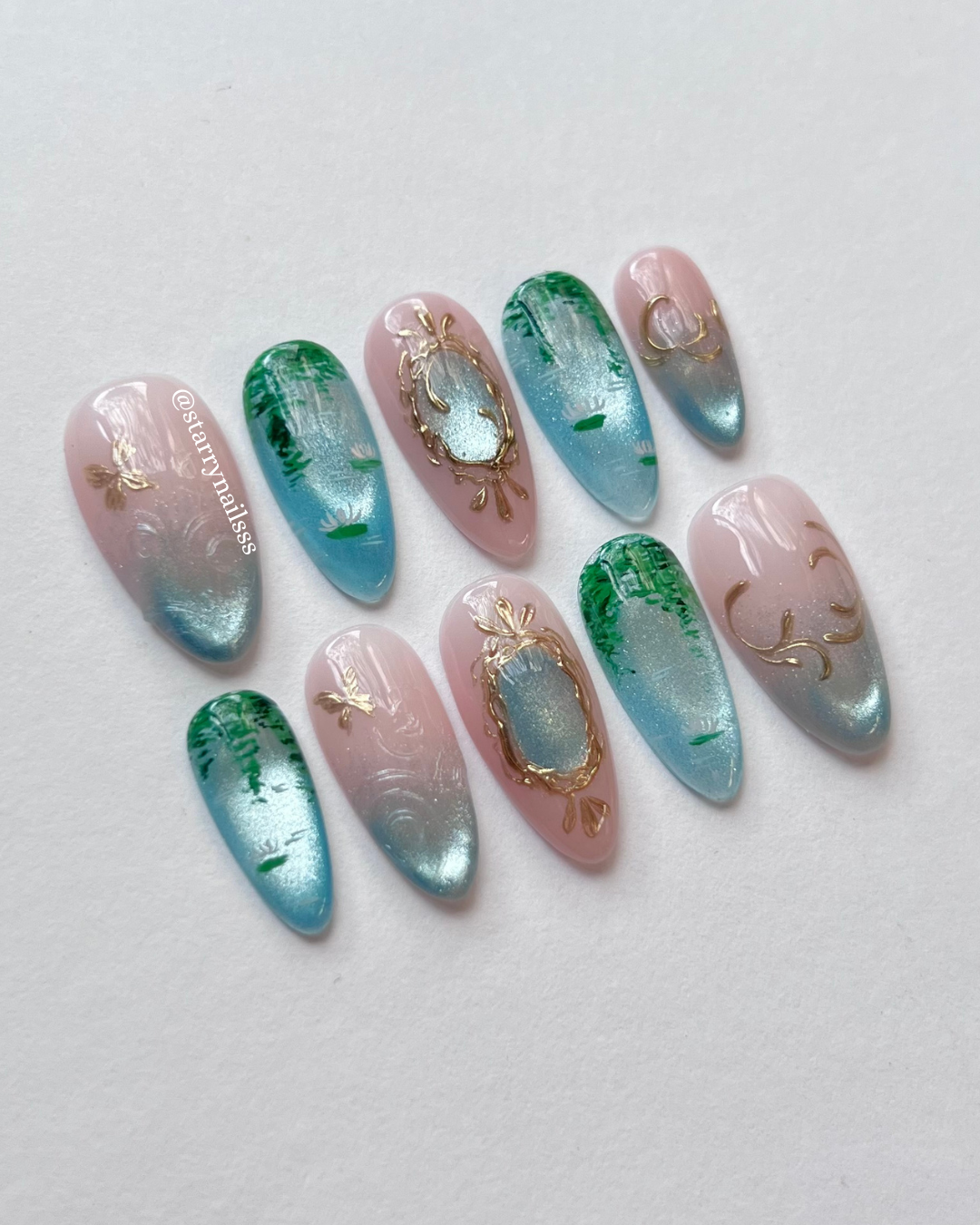 Lily Pond Press-on Nails