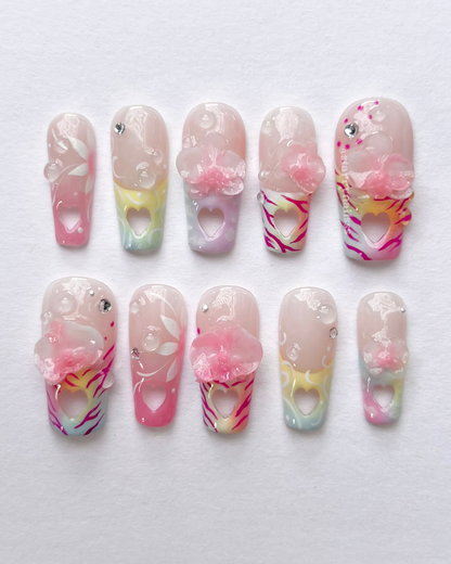 Tropical Press-on Nails
