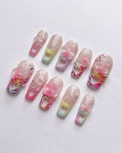 Tropical Press-on Nails