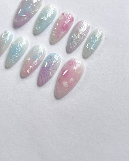Dreamy Soft Pastel Nails